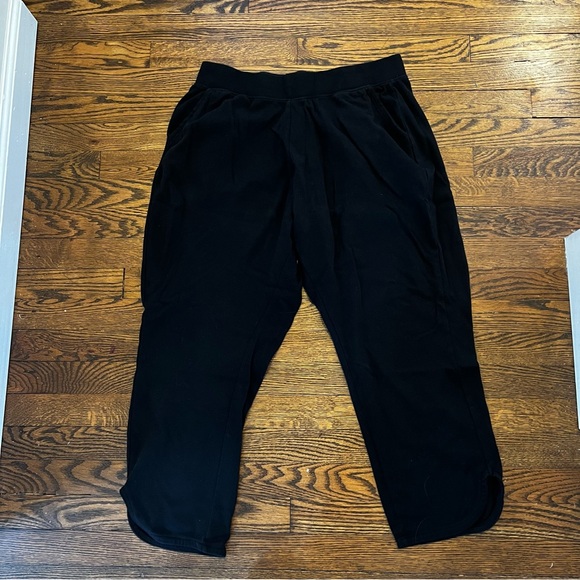 Pact | Women’s | Black | Joggers | Pants | Pockets | Cotton | Cropped | XL - Picture 1 of 7